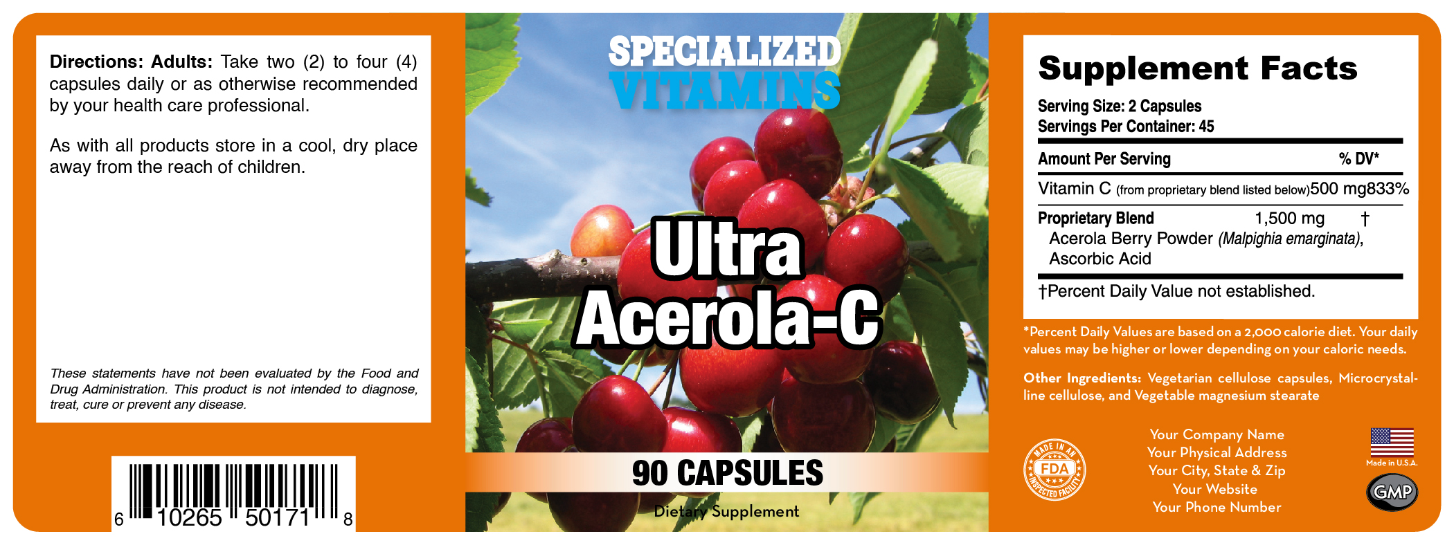 Acerola-C Ultra 90 Caps