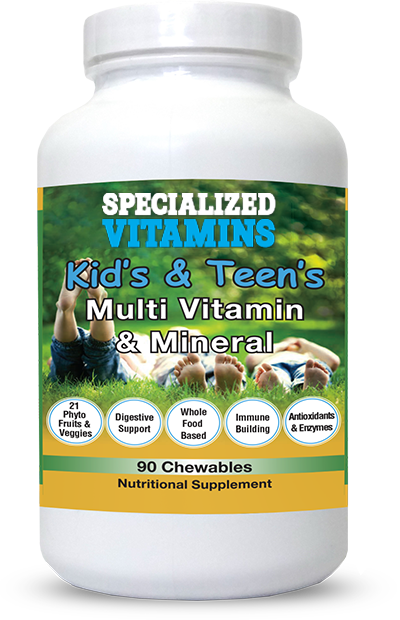 Kids and Teens Multivitamin Mineral 90 Chewables
