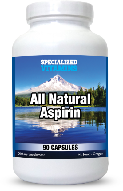 Specialized Vitamins All Natural Aspirin