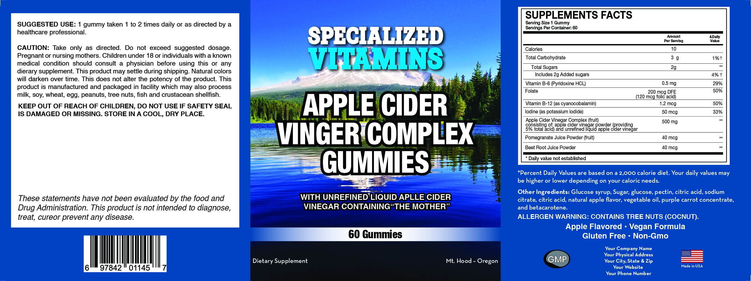 Apple Cider Vinegar Complex Gummies