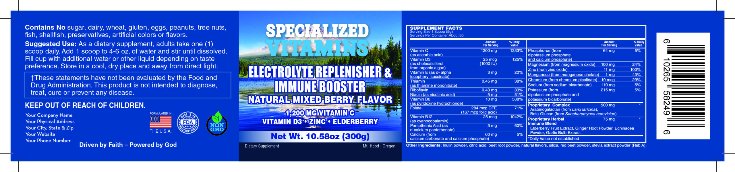 Electrolyte Replenisher Powder