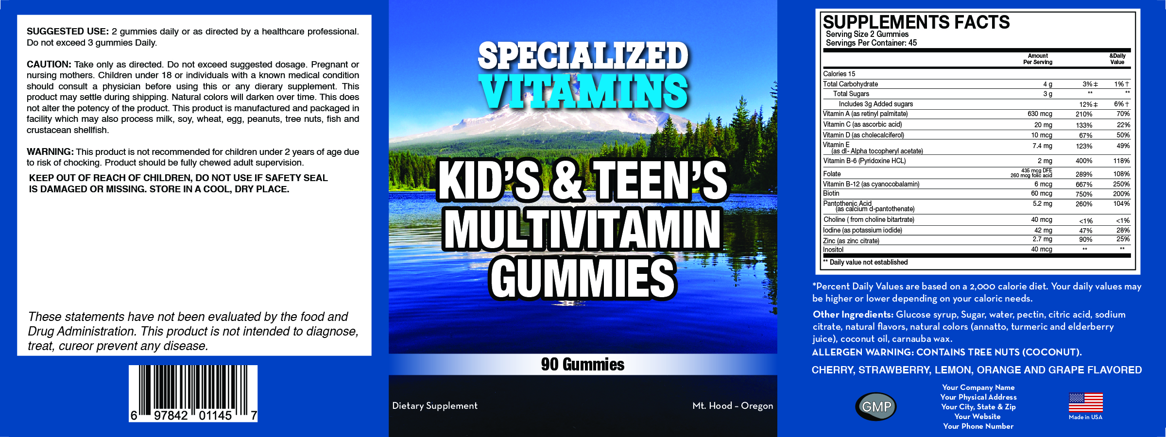 Kids & Teens Multivitamin Gummies