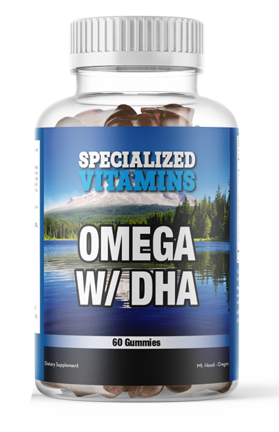 Omega 3,6, & 9 w/ DHA - 60 Gummies – Vegetarian 100% Plant Based