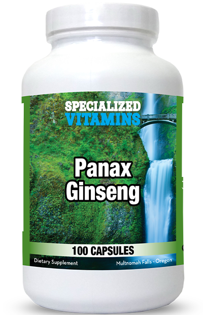 Panax (Korean) Ginseng 650 mg – 100 Capsules