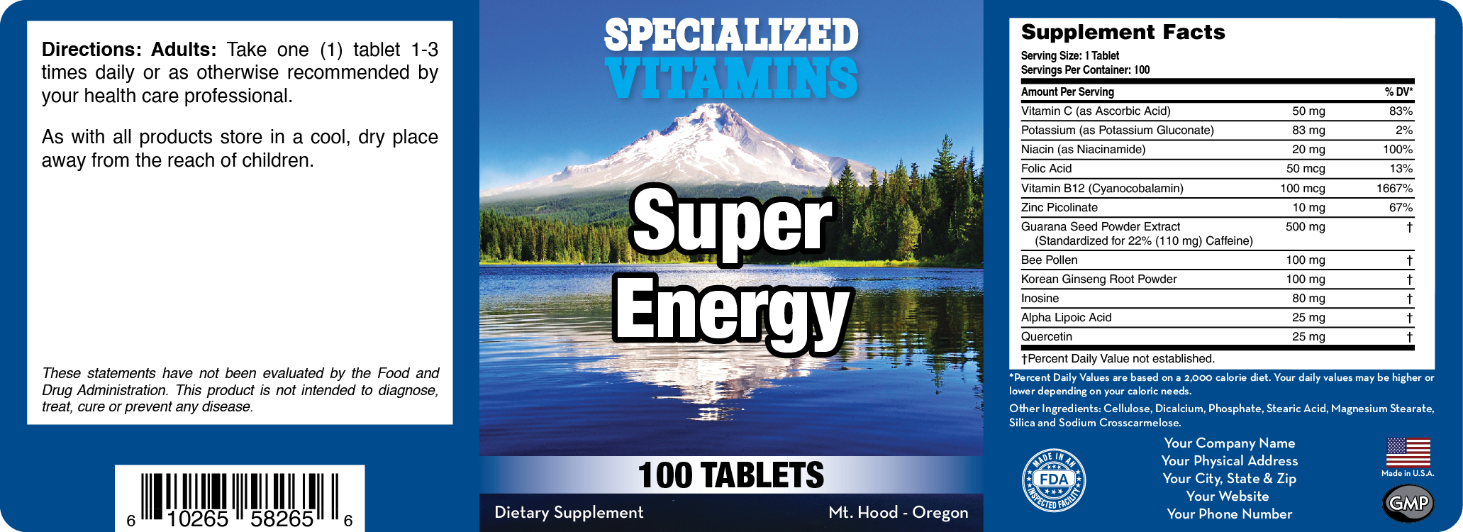 Super Energy 100 Tabs