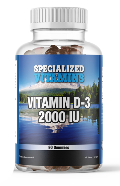 Vitamin D-3 - 2,000 IU 90 Gummies